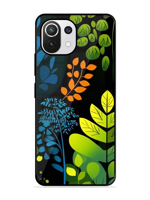 Midnight Garden Glossy Soft Edge Case for Xiaomi Mi 11 Lite Ne (5G) Chachhi