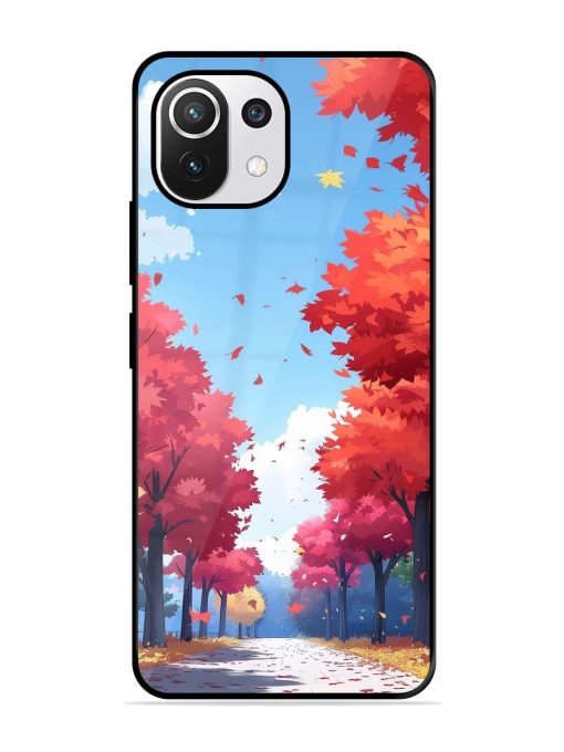 Autumn'S Embrace Glossy Soft Edge Case for Xiaomi Mi 11 Lite Ne (5G) Chachhi