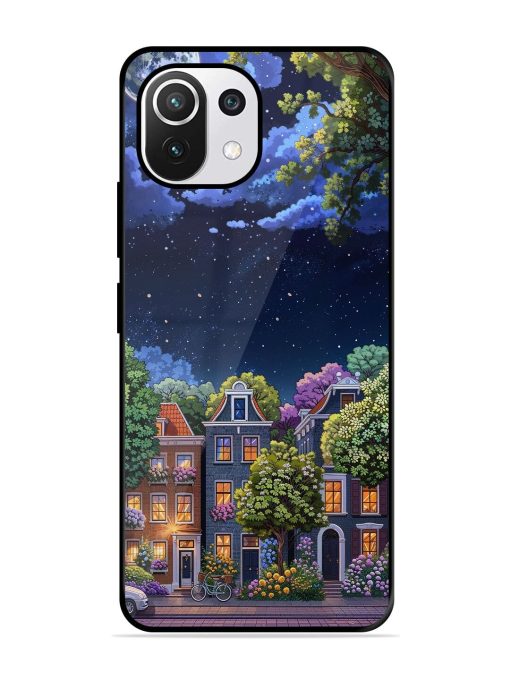 Moonlit Streets Glossy Soft Edge Case for Xiaomi Mi 11 Lite Ne (5G) Chachhi