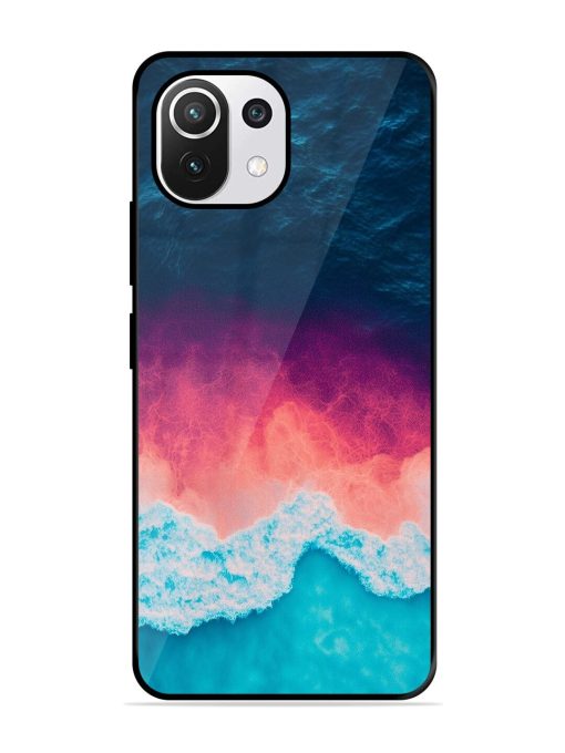 Where The Ocean Meets The Sky Glossy Soft Edge Case for Xiaomi Mi 11 Lite Ne (5G) Chachhi