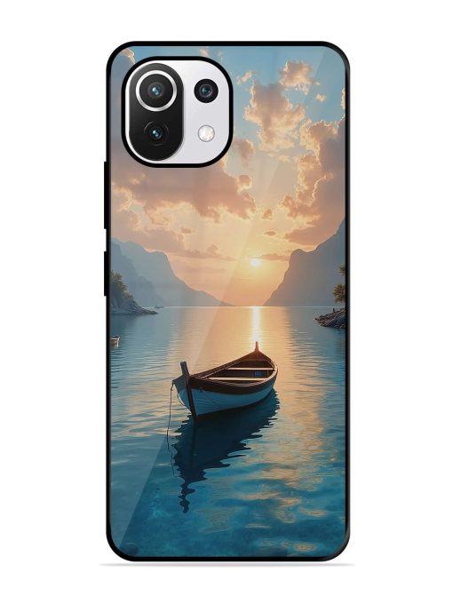 Serene Sunset Glossy Soft Edge Case for Xiaomi Mi 11 Lite Ne (5G) Chachhi