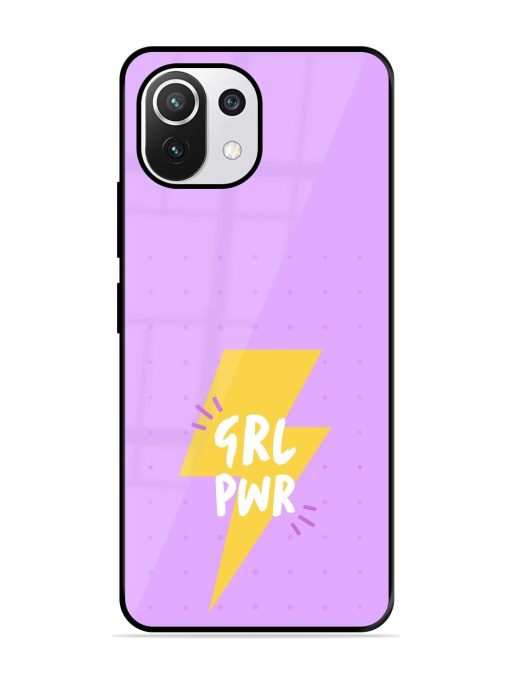 Girl Power Spark Glossy Soft Edge Case for Xiaomi Mi 11 Lite Ne (5G) Chachhi