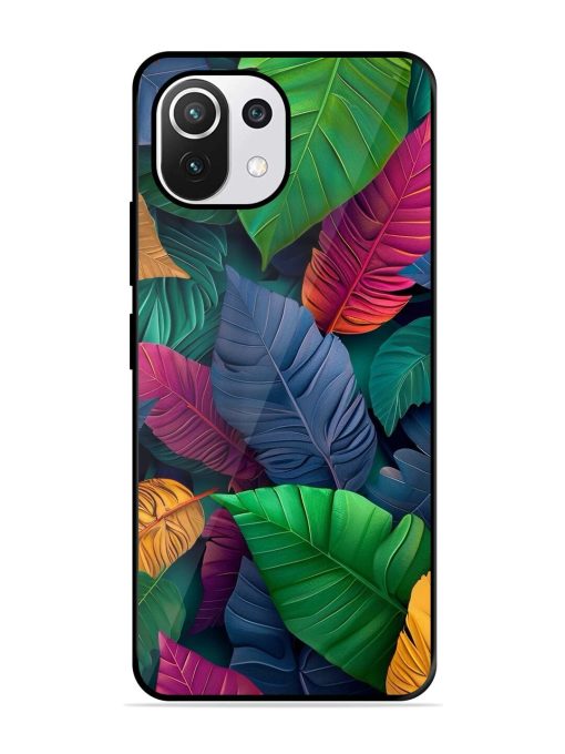 Tropical Tapestry Glossy Soft Edge Case for Xiaomi Mi 11 Lite Ne (5G) Chachhi