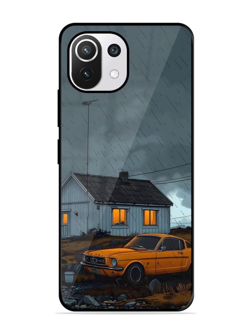 Rainy Day Retreat Glossy Soft Edge Case for Xiaomi Mi 11 Lite Ne (5G) Chachhi