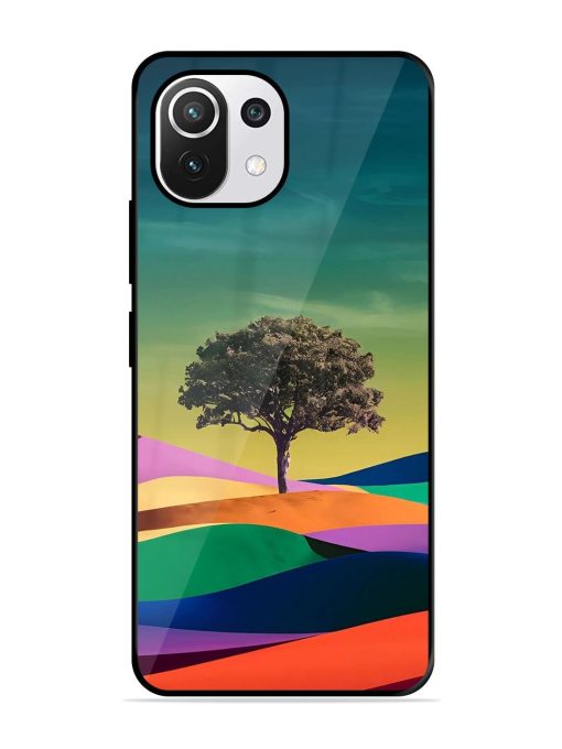 Rainbow'S Lone Sentinel Glossy Soft Edge Case for Xiaomi Mi 11 Lite Ne (5G) Chachhi