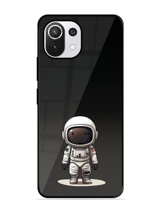 Neon Astronaut Glossy Soft Edge Case for Xiaomi Mi 11 Lite Ne (5G) Chachhi