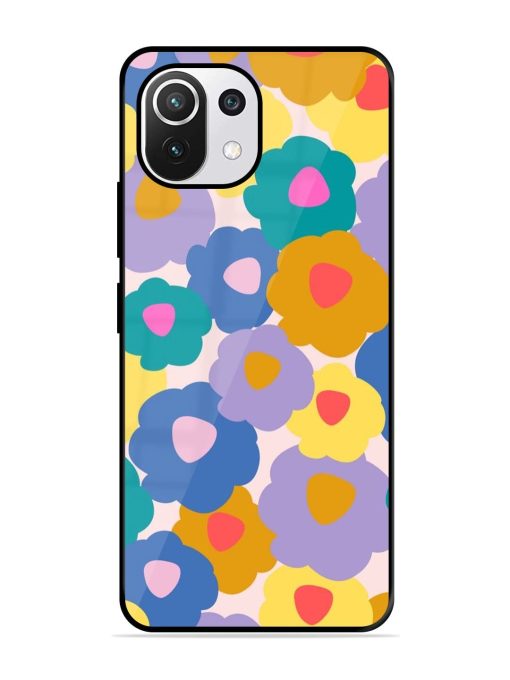 Flower Power Glossy Soft Edge Case for Xiaomi Mi 11 Lite Ne (5G) Chachhi