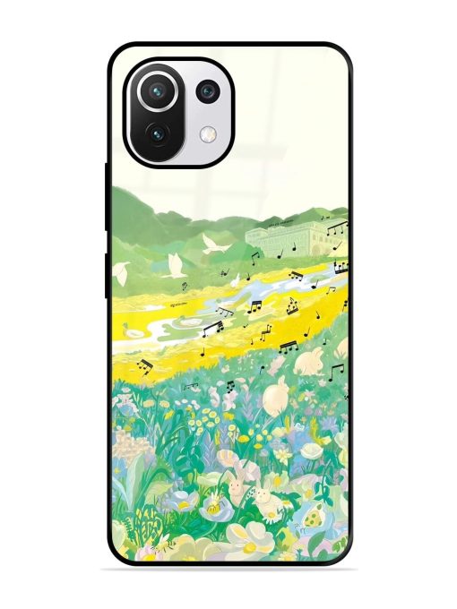 Melody In Bloom Glossy Soft Edge Case for Xiaomi Mi 11 Lite Ne (5G) Chachhi