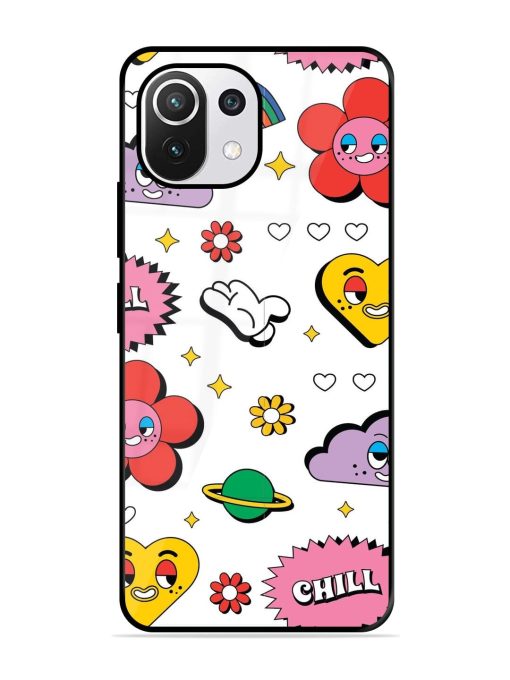 Whimsical Wonderland Glossy Soft Edge Case for Xiaomi Mi 11 Lite Ne (5G) Chachhi