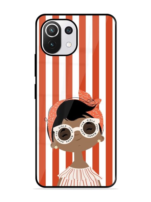 Girls Just Wanna Have Fun Glossy Soft Edge Case for Xiaomi Mi 11 Lite Ne (5G) Chachhi