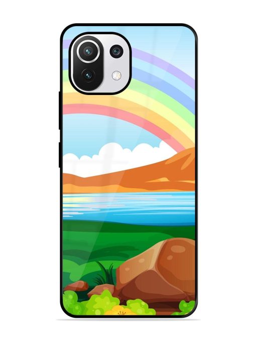 Rainbow Over The Lake Glossy Soft Edge Case for Xiaomi Mi 11 Lite Ne (5G) Chachhi