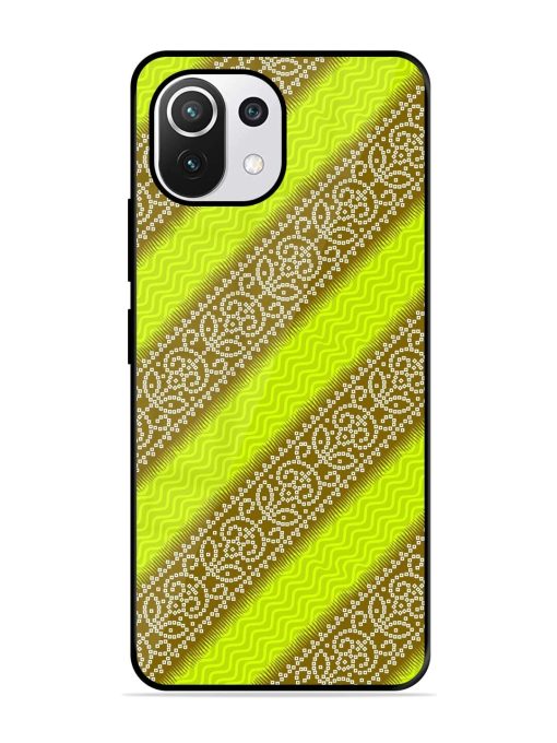 Golden Bandana Bliss Glossy Soft Edge Case for Xiaomi Mi 11 Lite Ne (5G) Chachhi