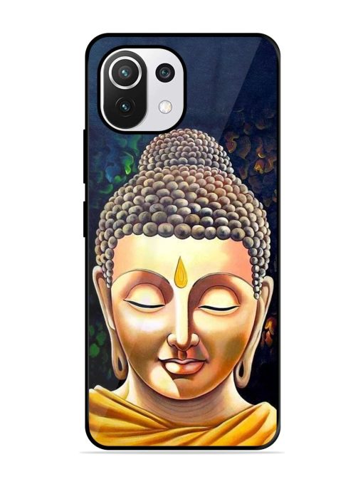 Buddha Face Glossy Soft Edge Case for Xiaomi Mi 11 Lite Ne (5G) Chachhi