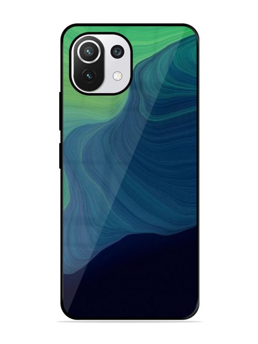 Oceanic Dreams Glossy Soft Edge Case for Xiaomi Mi 11 Lite Ne (5G) Chachhi