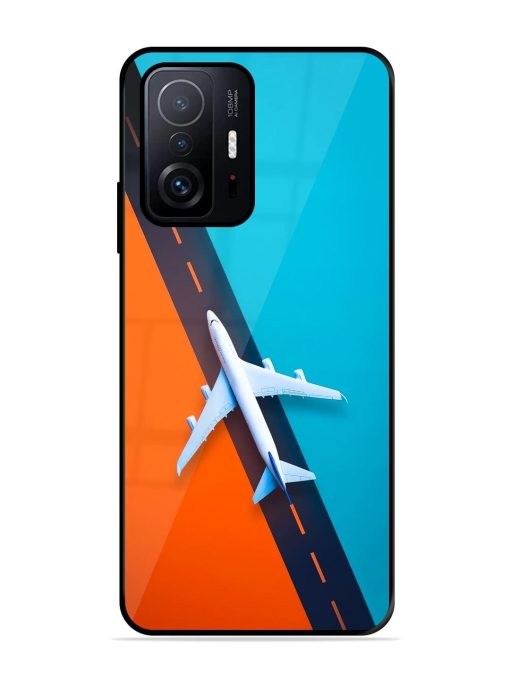 Skyward Bound Glossy Soft Edge Case for Xiaomi Mi 11T Pro (5G) Chachhi