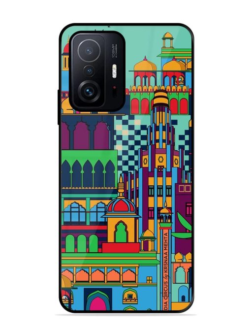 Indian Tapestry Glossy Soft Edge Case for Xiaomi Mi 11T Pro (5G) Chachhi