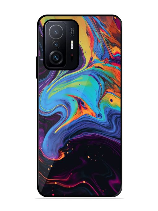 Liquid Dreamscape Glossy Soft Edge Case for Xiaomi Mi 11T Pro (5G) Chachhi