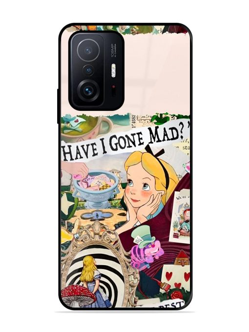 Mad Hatter'S Collage Glossy Soft Edge Case for Xiaomi Mi 11T Pro (5G) Chachhi