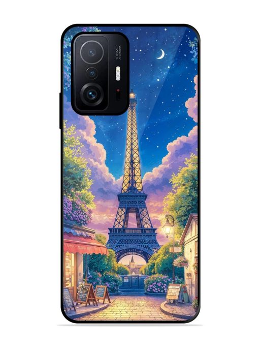 Twilight In Paris Glossy Soft Edge Case for Xiaomi Mi 11T Pro (5G) Chachhi