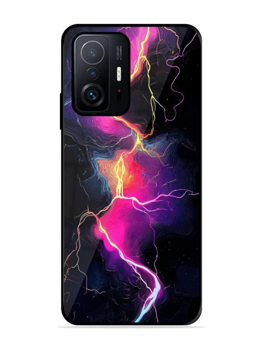 Electric Dreams Glossy Soft Edge Case for Xiaomi Mi 11T Pro (5G) Chachhi