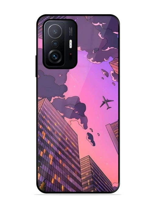 Urban Twilight Glossy Soft Edge Case for Xiaomi Mi 11T Pro (5G) Chachhi