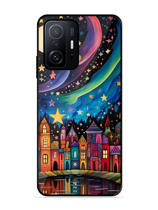 Starlit Village Glossy Soft Edge Case for Xiaomi Mi 11T Pro (5G) Chachhi