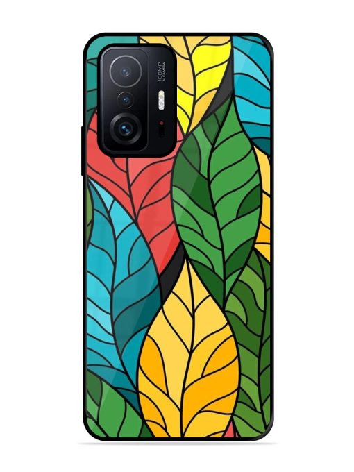 Foliage Fiesta Glossy Soft Edge Case for Xiaomi Mi 11T Pro (5G) Chachhi