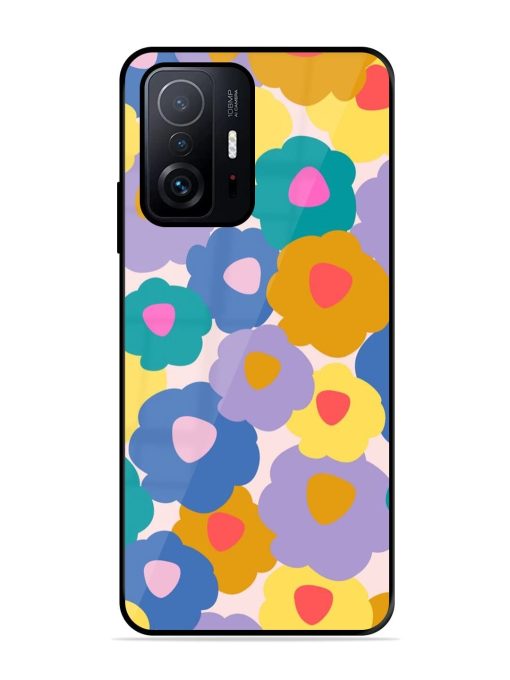 Flower Power Glossy Soft Edge Case for Xiaomi Mi 11T Pro (5G) Chachhi