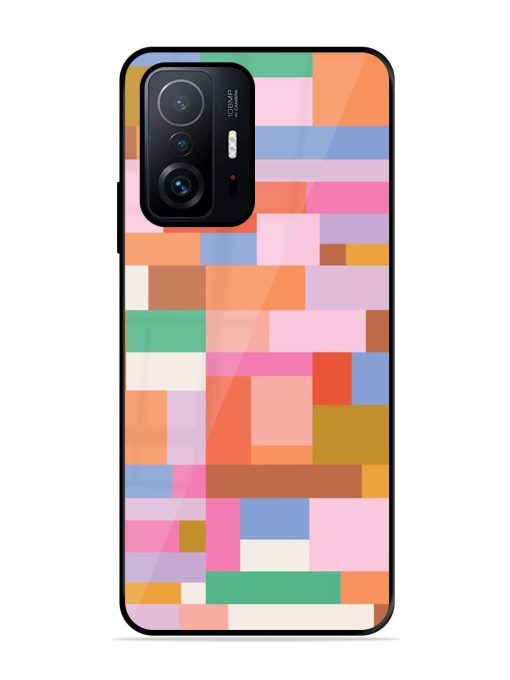 Colorful Chaos Glossy Soft Edge Case for Xiaomi Mi 11T Pro (5G) Chachhi