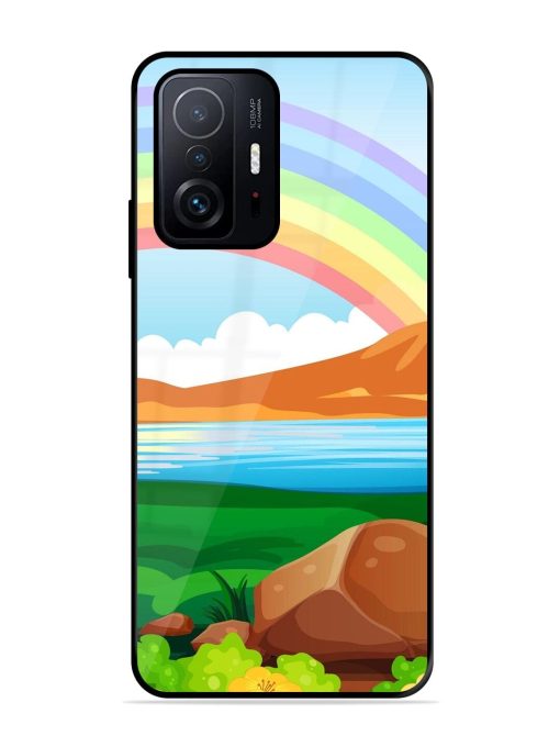 Rainbow Over The Lake Glossy Soft Edge Case for Xiaomi Mi 11T Pro (5G) Chachhi