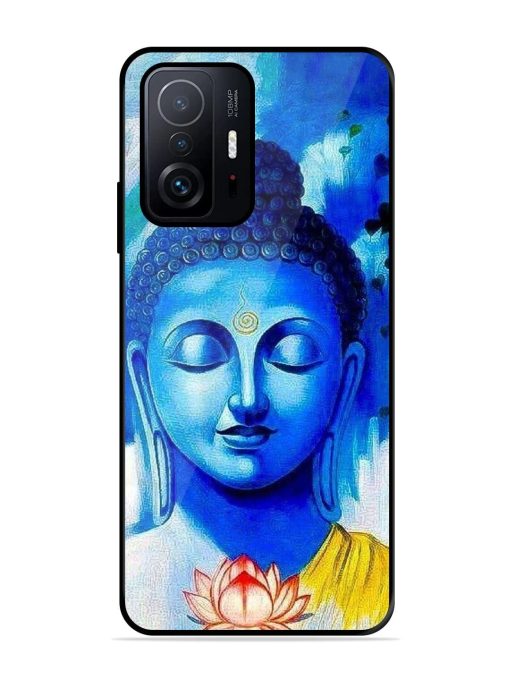 Serene Buddha With Lotus Glossy Soft Edge Case for Xiaomi Mi 11T Pro (5G) Chachhi