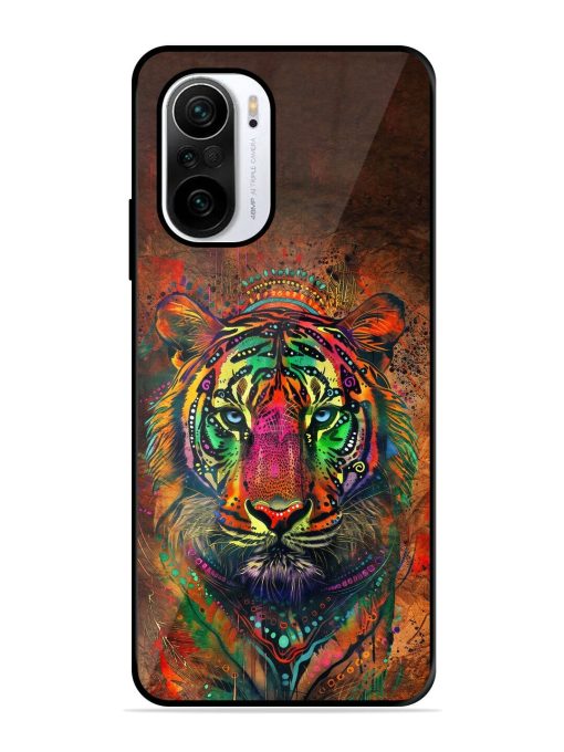 Cosmic Tiger Glossy Soft Edge Case for Xiaomi Mi 11X (5G) Chachhi