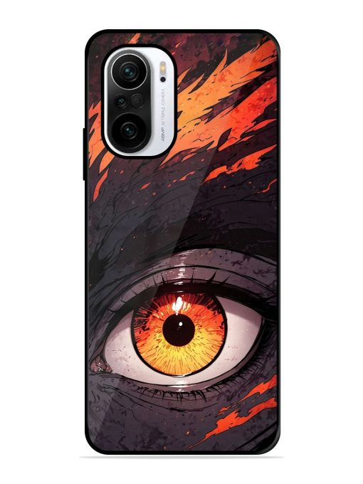 Inferno Gaze Glossy Soft Edge Case for Xiaomi Mi 11X (5G) Chachhi