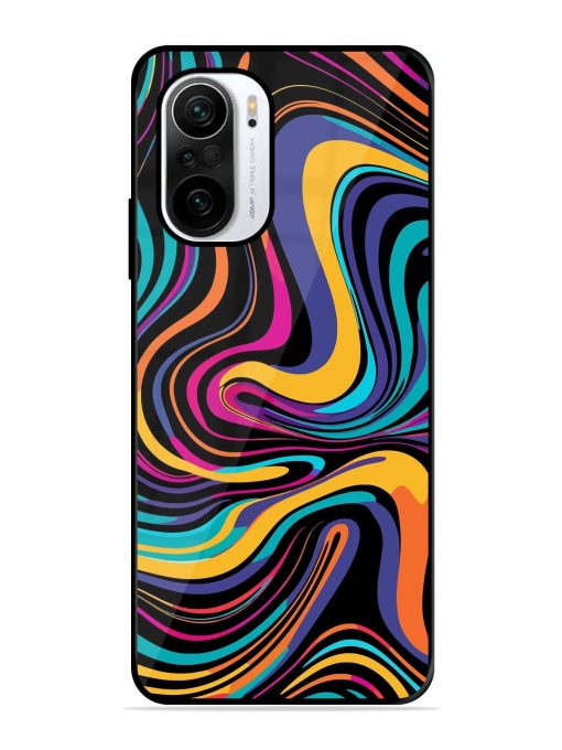 Psychedelic Swirl Glossy Soft Edge Case for Xiaomi Mi 11X (5G) Chachhi