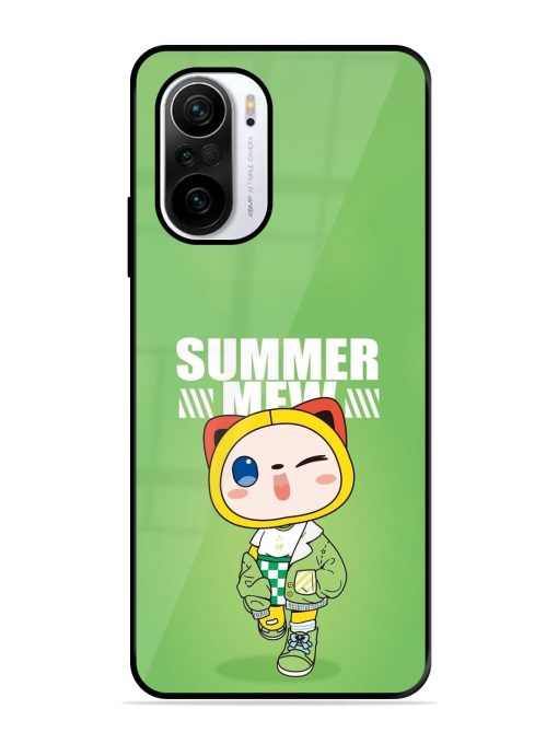 Purrfect Summer Glossy Soft Edge Case for Xiaomi Mi 11X (5G) Chachhi