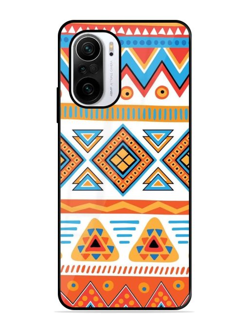 Vibrant Tribal Pattern Glossy Soft Edge Case for Xiaomi Mi 11X (5G) Chachhi