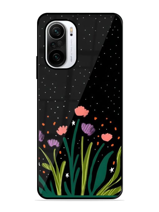 Midnight Bloom Glossy Soft Edge Case for Xiaomi Mi 11X (5G) Chachhi