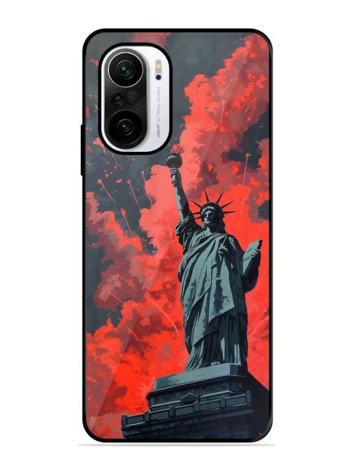 Lady Liberty'S Firework Finale Glossy Soft Edge Case for Xiaomi Mi 11X (5G) Chachhi