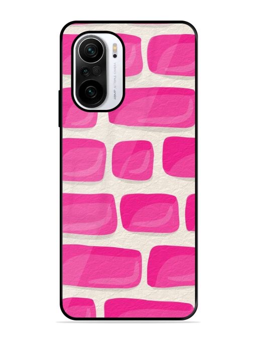 Pink Brick Wall Glossy Soft Edge Case for Xiaomi Mi 11X (5G) Chachhi