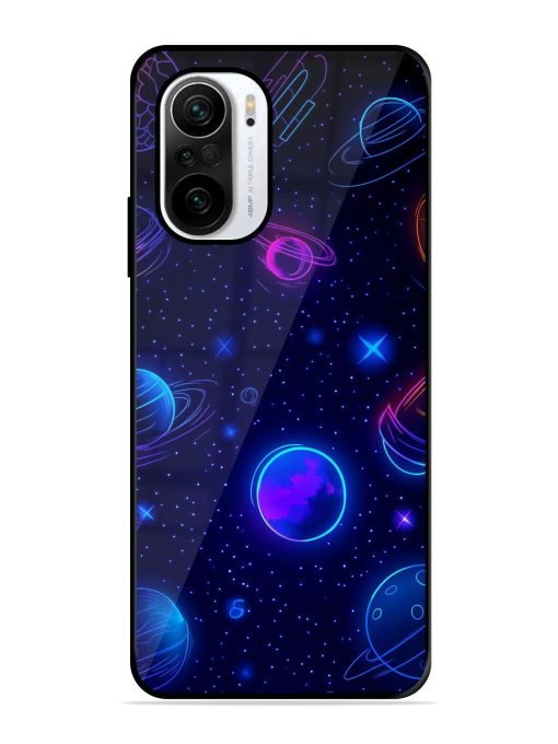 Neon Cosmos Glossy Soft Edge Case for Xiaomi Mi 11X (5G) Chachhi