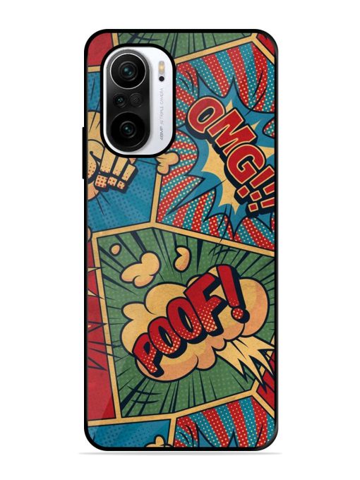 Comic Book Chaos Glossy Soft Edge Case for Xiaomi Mi 11X (5G) Chachhi