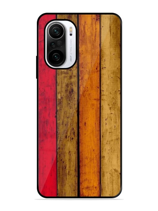 Colorful Woodgrain Glossy Soft Edge Case for Xiaomi Mi 11X (5G) Chachhi