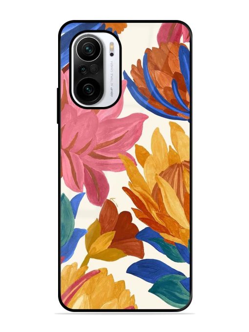 Blooming Tapestry Glossy Soft Edge Case for Xiaomi Mi 11X (5G) Chachhi