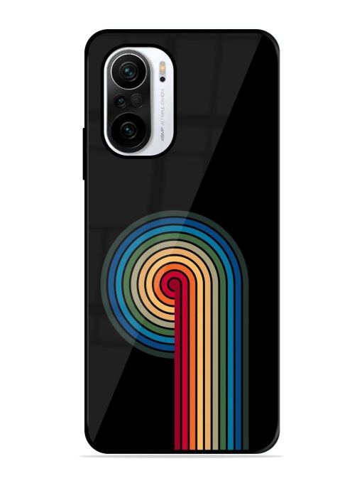 Rainbow Ripple Glossy Soft Edge Case for Xiaomi Mi 11X (5G) Chachhi