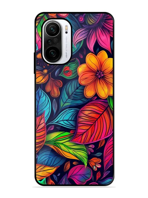 Rainbow Of Blooms Glossy Soft Edge Case for Xiaomi Mi 11X (5G) Chachhi