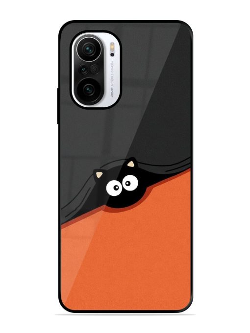 Peek-A-Boo Kitty Glossy Soft Edge Case for Xiaomi Mi 11X (5G) Chachhi