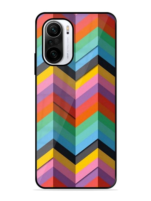 Colorful Zigzag Glossy Soft Edge Case for Xiaomi Mi 11X (5G) Chachhi