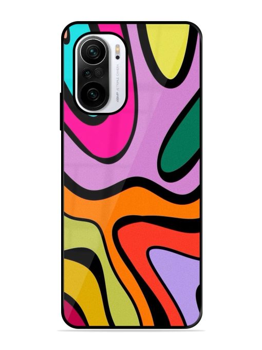 Groovy Swirls Glossy Soft Edge Case for Xiaomi Mi 11X (5G)