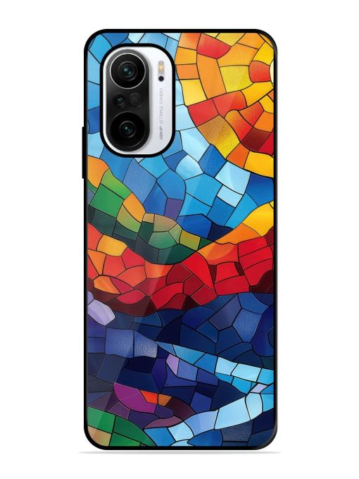 Mosaic Sunset Glossy Soft Edge Case for Xiaomi Mi 11X (5G) Chachhi