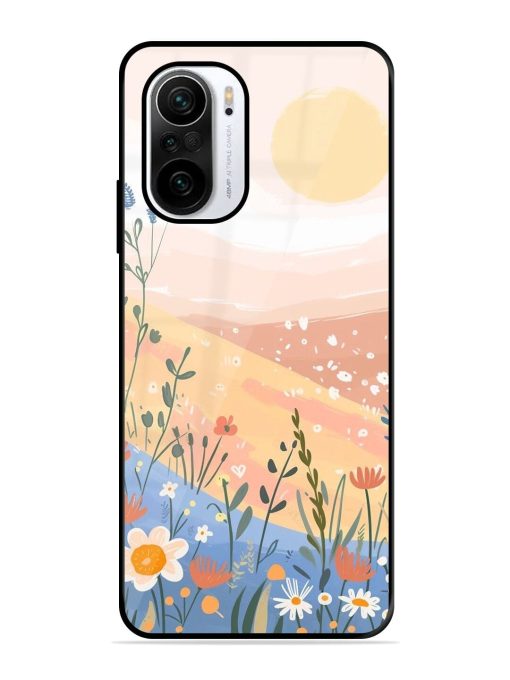 Golden Hour Blooms Glossy Soft Edge Case for Xiaomi Mi 11X (5G)